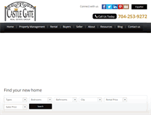 Tablet Screenshot of castlegategroup.com